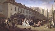 Louis Leopold  Boilly THe Arrival of a Coach (mk05) France oil painting artist